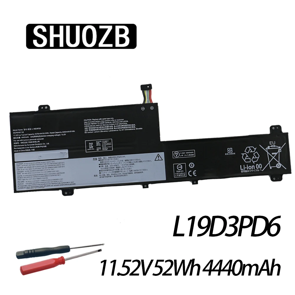 

L19D3PD6 Laptop Battery For Lenovo L19L3PD6 L19C3PD6 L19M3PD6 5-14ALC05 5-15IIL05 14IIL05 14ITL05 14ARE05 15ALC05 15ITL05 New