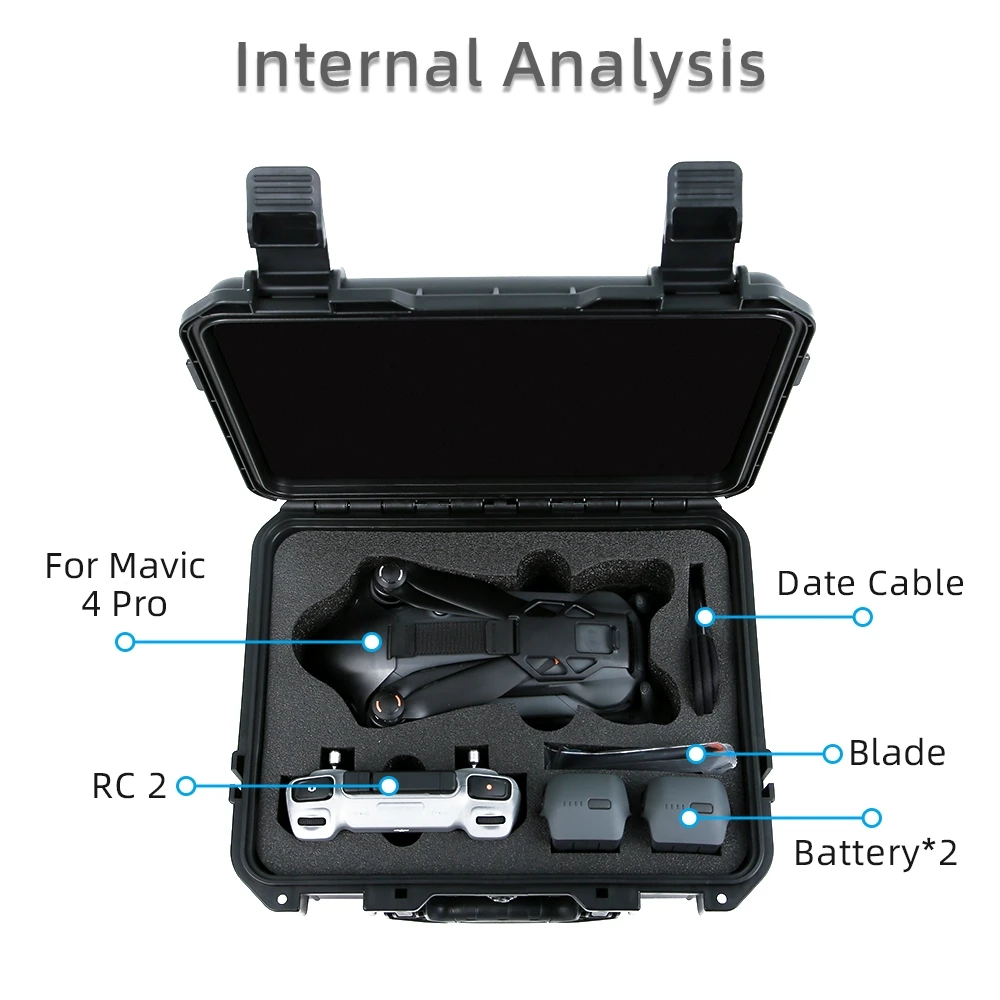 Étui rigide étanche pour DJI Mavic 4 Pro Combo