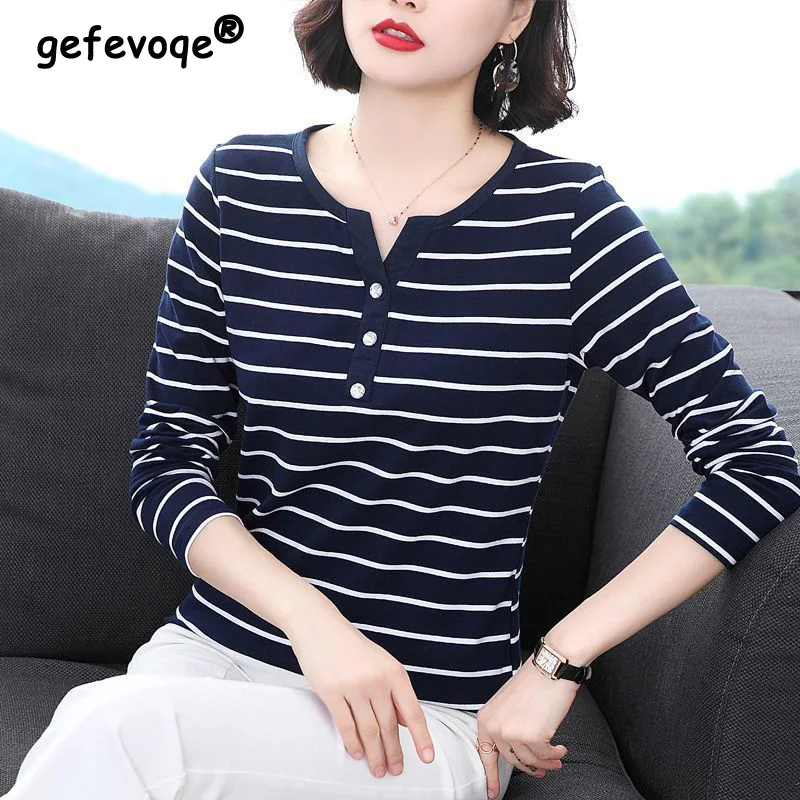 Camiseta Sin Mangas A Rayas Para Mujer - Tela Suave, Holgada, Ideal Para Primavera Y Verano