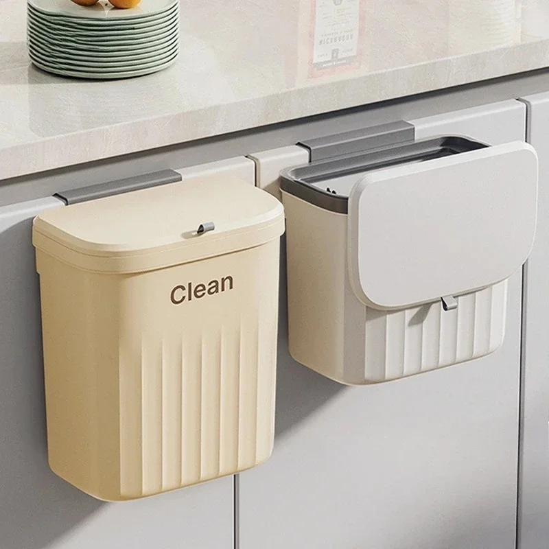 Bathroom trash can, household toilet, large size, high capacity with lid, wall-mounted, for kitchen, living room, bedroom, new m