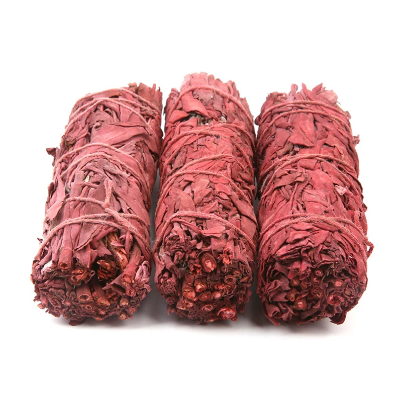 Natural Dragon Blood Sage Smudge Stick Bundle 