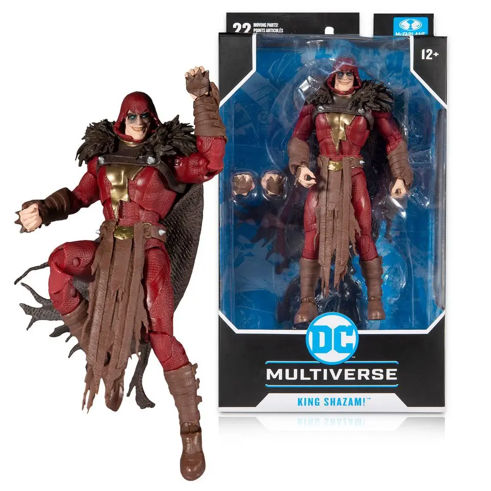 Mcfarlane Toys Heavy Metal Comic King Shazam! (The Infawed) Dc Multiverse Figure Mobili Da 7 Pollici Serie Da Collezione