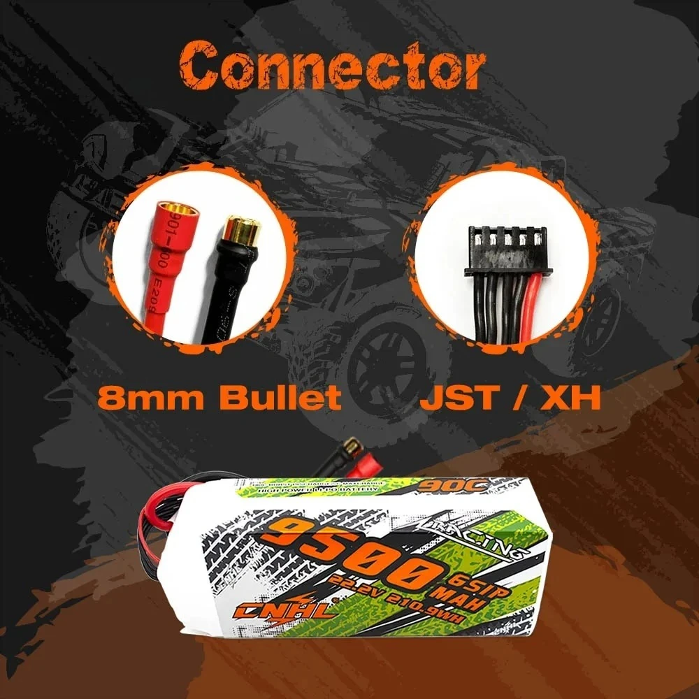 Batterie Drone 6S LiPo 5200-9500mAh 90C EC5/XT90/QS8