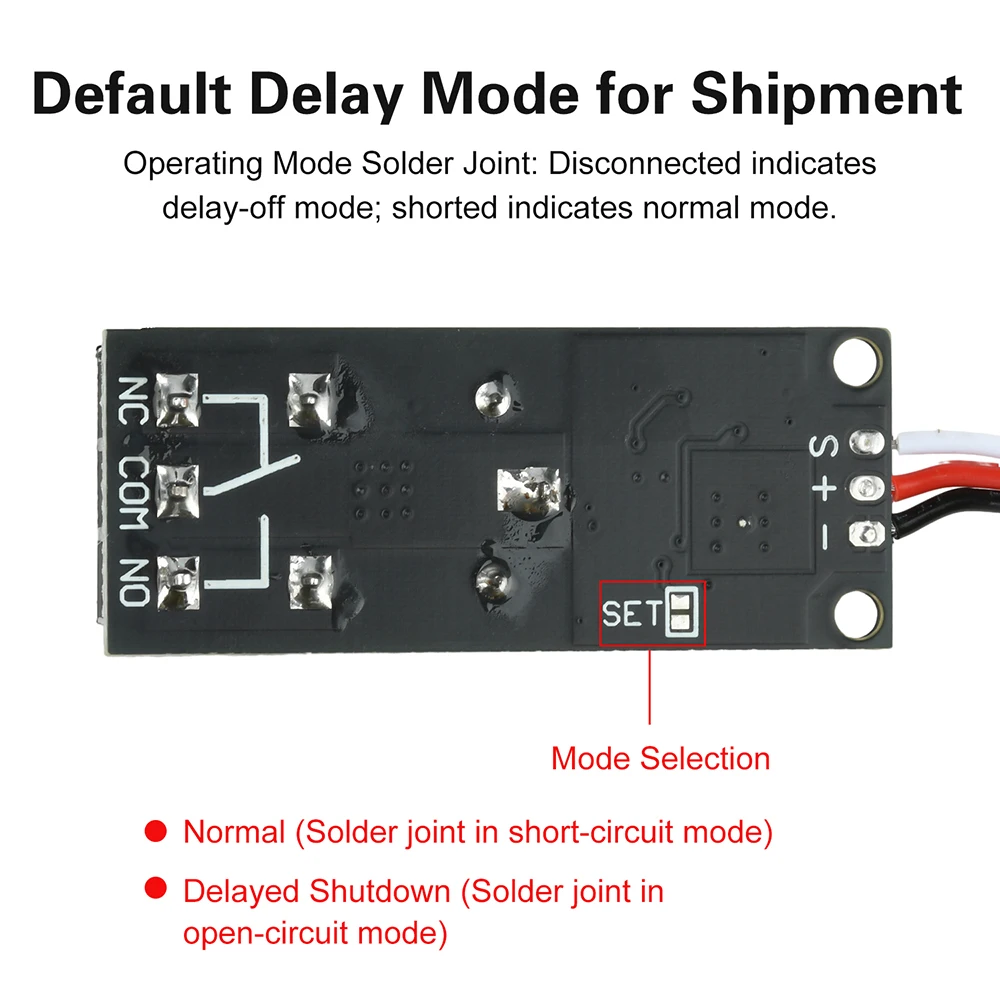 Relais Commande Drone RC 5-18V PWM Marche/Arrêt Feux Navigation