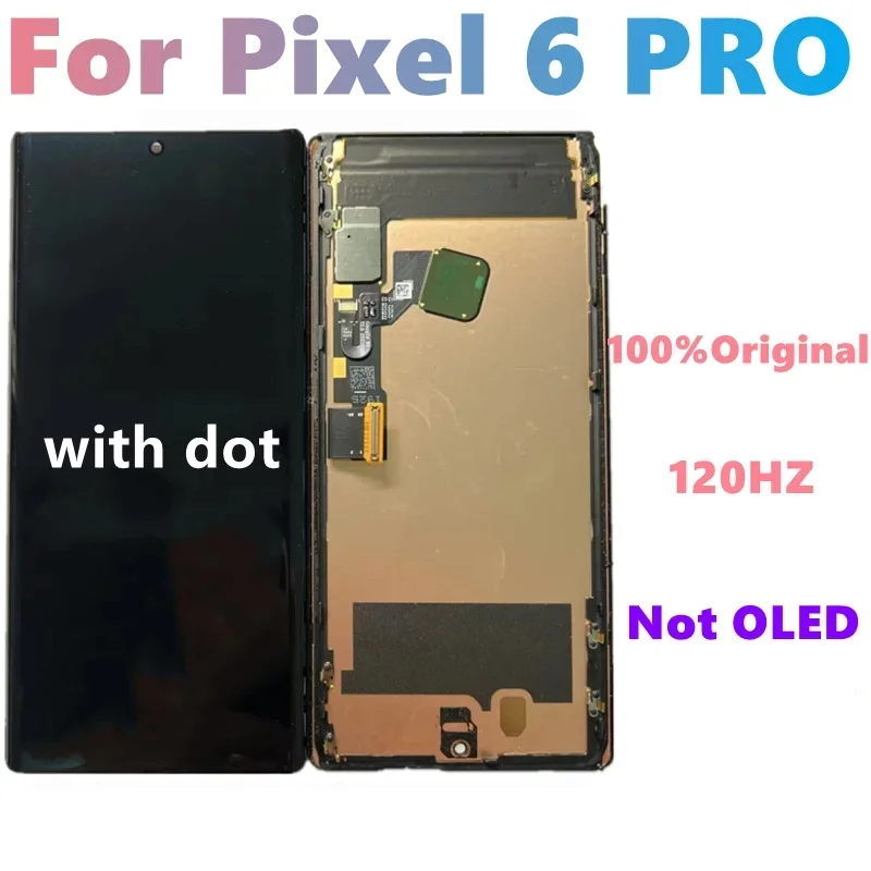 Google Pixel 6 pro用のAmoledLCDタッチスクリーン,オリジナル