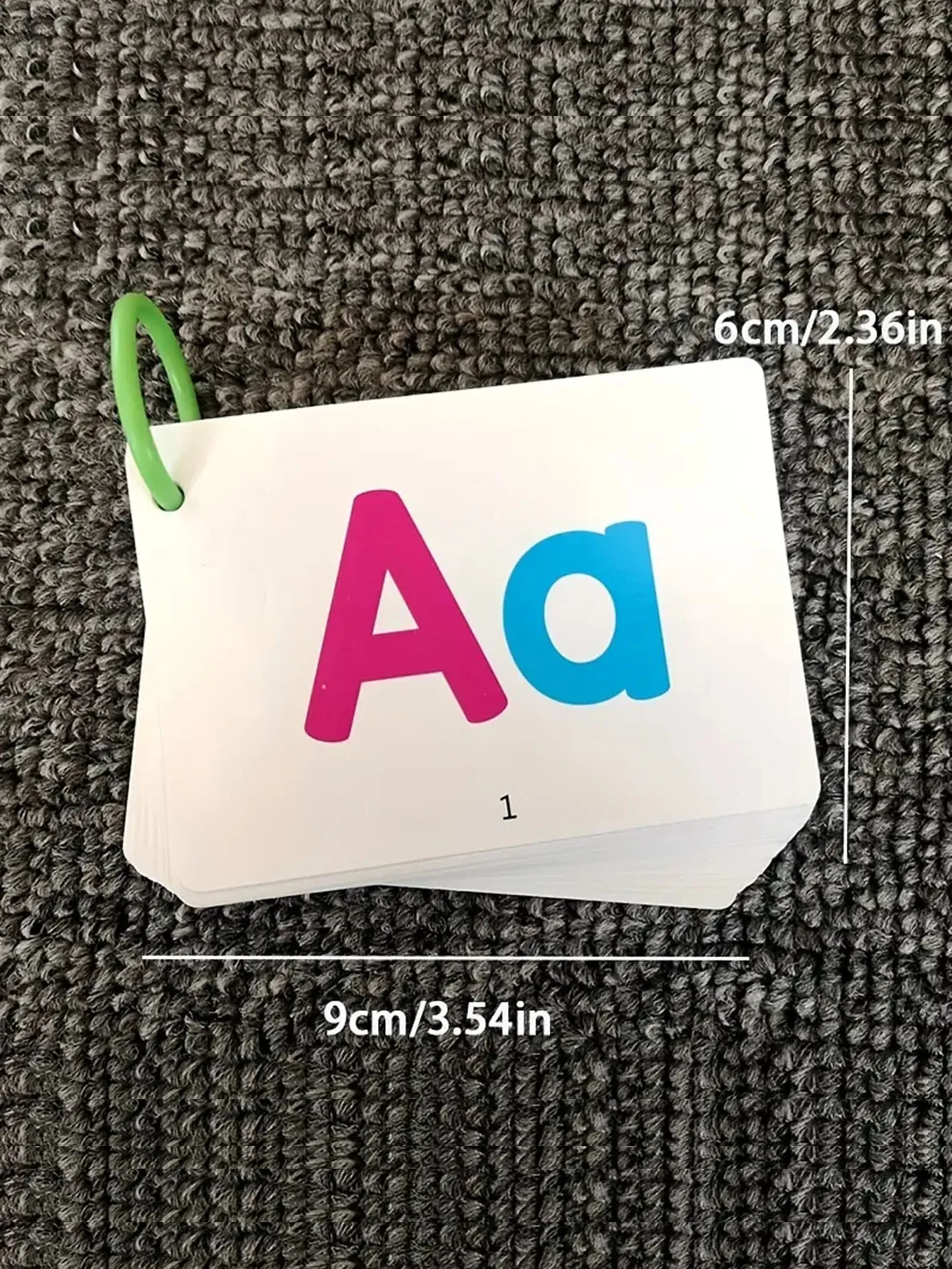 Wipe-able Alphabet Fun Cards Toy, Early Learning Educational Uppercase Lowercase Letters Gift For Kids, Spelling Animal Cartoon 4