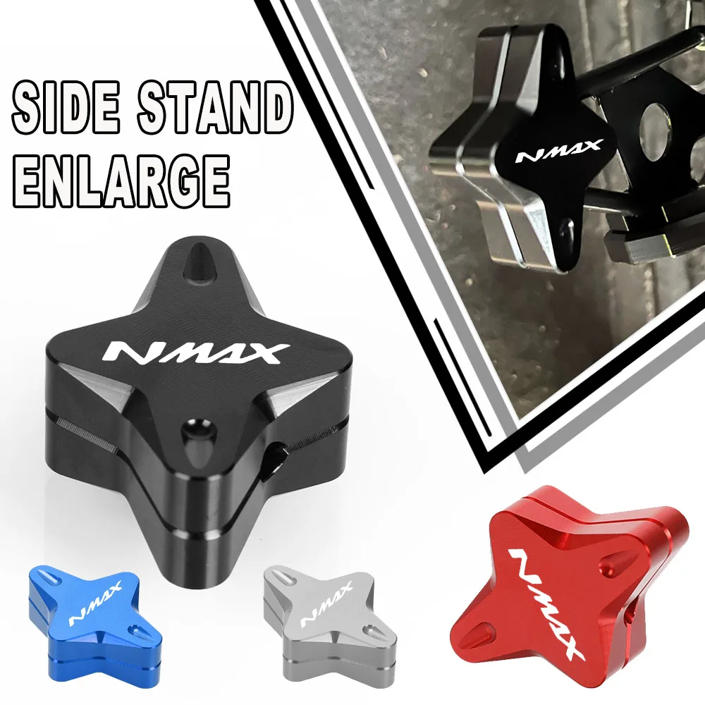 

For YAMAHA NMAX 155 125 NMAX125 NMAX155 2020 2021 2022 Motorcycle CNC Side Stand Support Kickstand Column Auxiliary Accessories