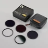 K&F Concept 5in1 Magnetic Camera Lens Filter Kit GND8+ND8+ND64+ND1000+Magnetic Adapter Ring 49-82mm Quick Swap System 6