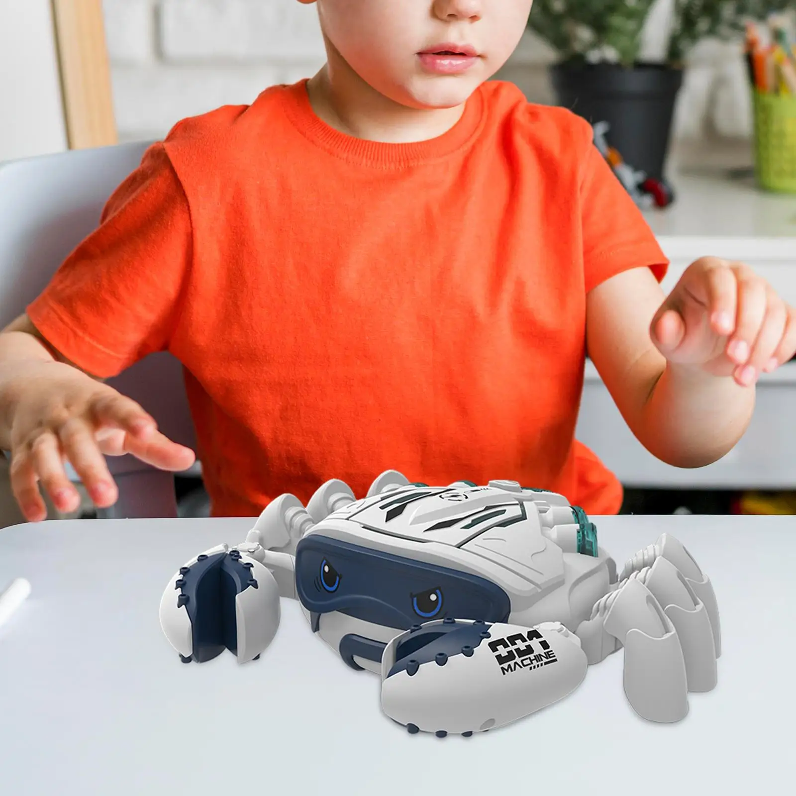 빛과 음악이 있는 기계식 장난감 동물 개발 장난감, 재미있는 전동 기어다니는 동물 장난감, 여자아이, , 남자아이 생일 선물