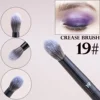 19 Crease Brush Professional Eyeshadow Crease Smudge Blending Makeup Brush Tapered Precise Eye Shadow Powder Crease Brush 1