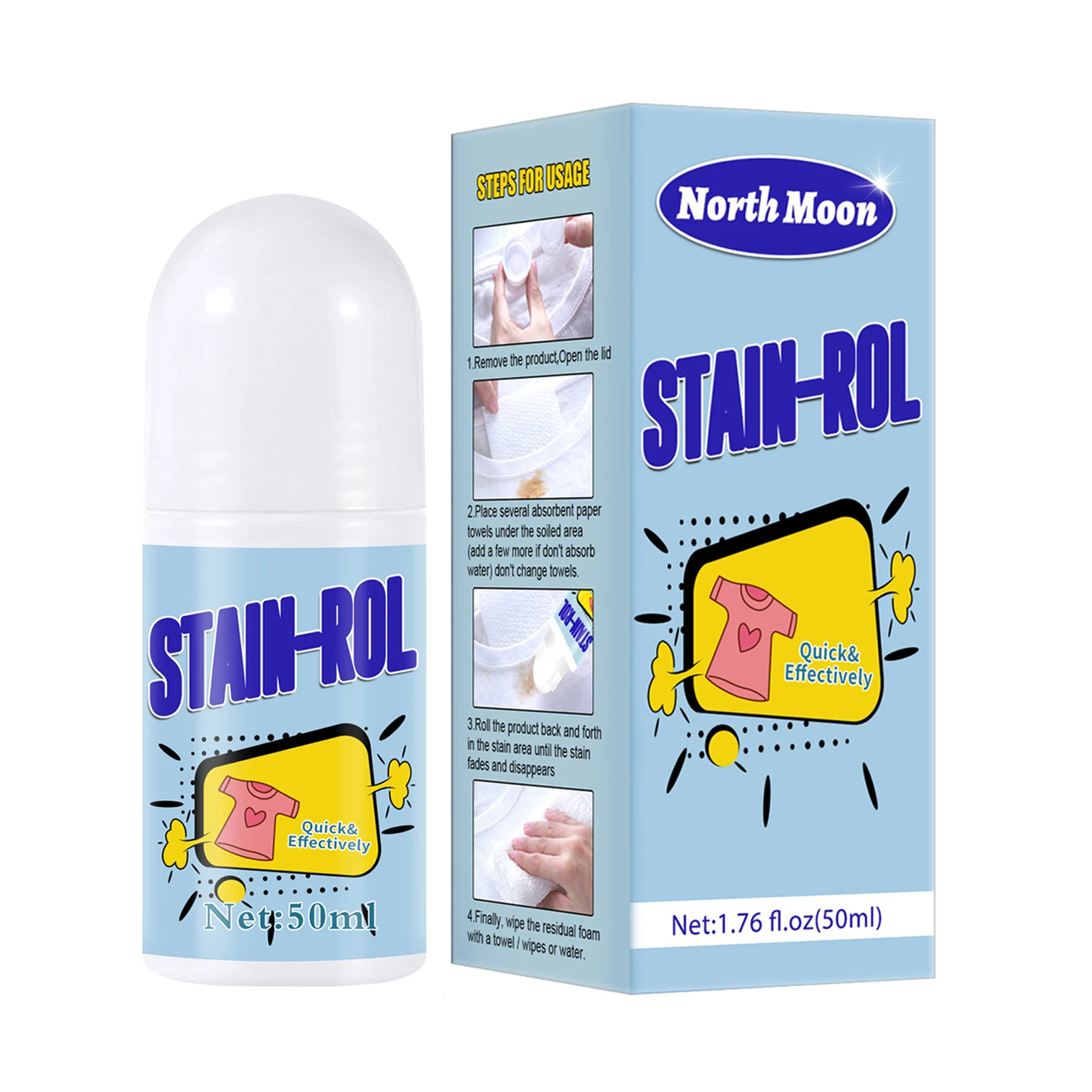 Portable No wash Instant Stain Remover Pen Instant Stain Removal Stick