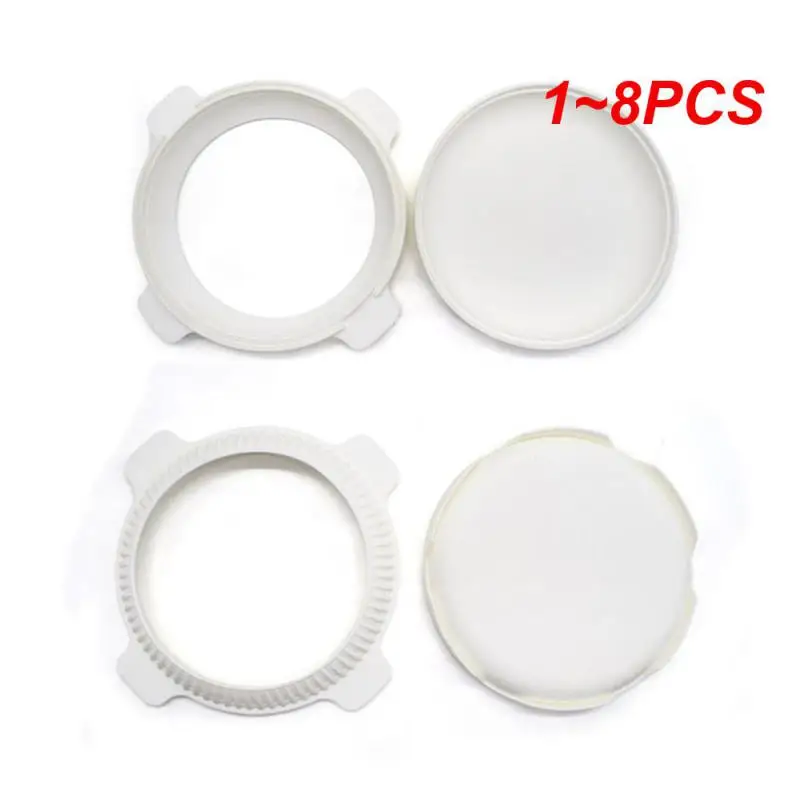 1~8PCS Clear Soft Rubber Door Stop Wall Protector Door Handle Bumper Protective Pad Self-adhesive Furniture Door Stopper Muffler