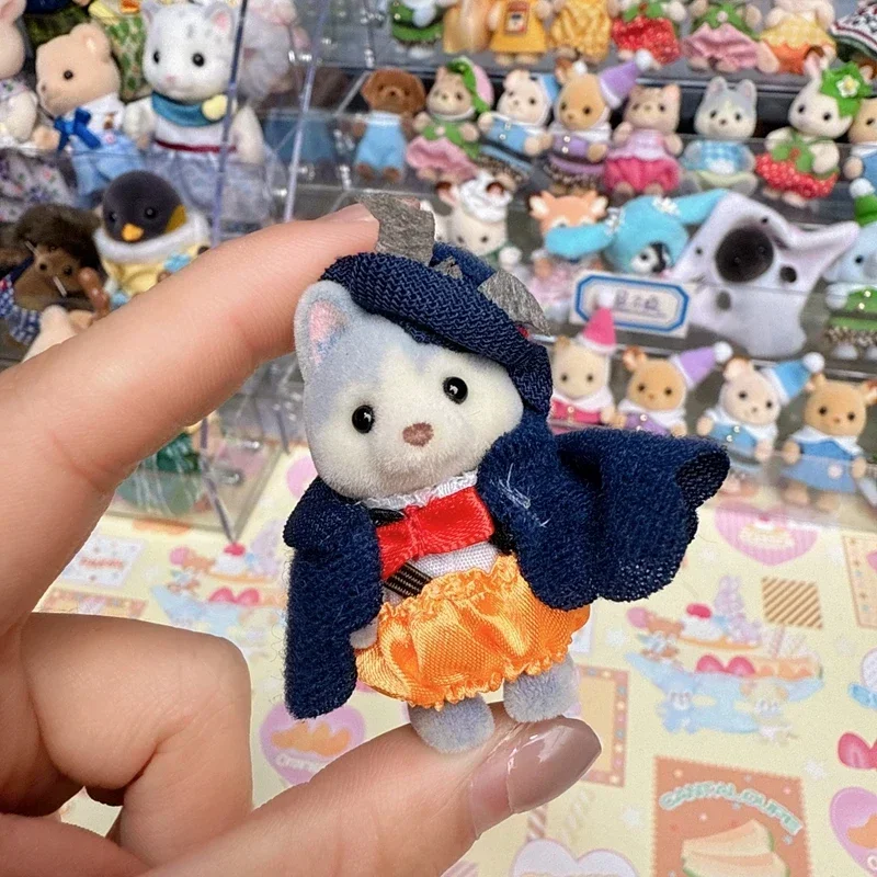 Sylvanian Families Anime Girl Child Toy Gift Sets Figures Girls Toys for Kids Calico Critters Ternurines Cute Small Baby 5