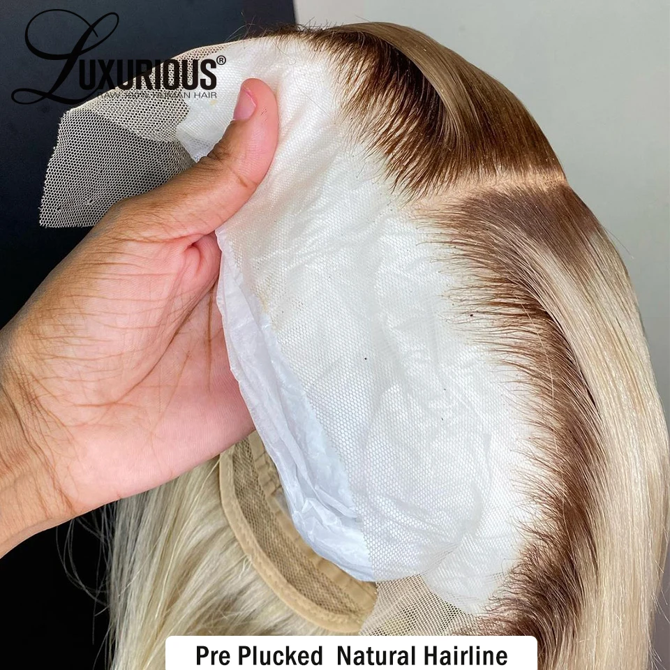 Human Hair Wig Lace Front Wigs 200 Density 13x6 Ombre Blonde Bob Lace Front Wig Human Hair 13x4 Transparent Short Wigs For Women