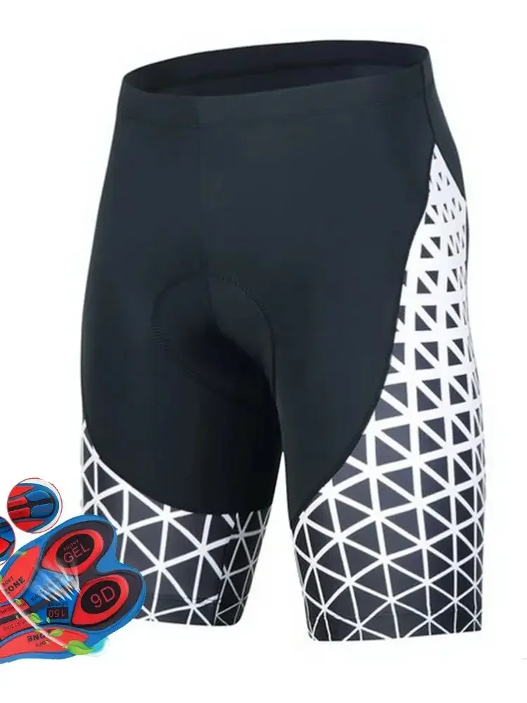 9D Gel Padding Bicycle Tights New Mountain Bike Pants Sun Protection MTB Clothing biker shorts cycling shorts cycling pad
