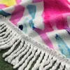 Custom Bath Tassel Towel Customized Printed Summer Travel Dress Beach Towels for Adult Yoga Mats DropShipping 3