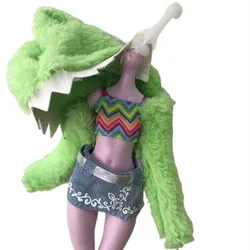 Monster High Doll Clothes Slim Doll Handmade Quality Clothing Set Outfit Doll Decors Slim Body 1/6 Doll Quality Clothes Dress