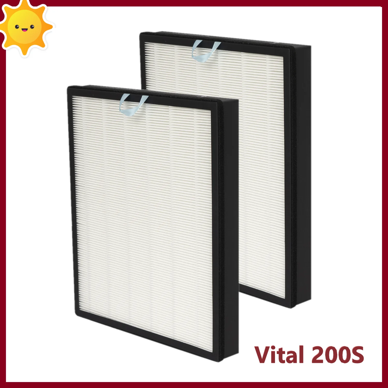 Filtro di ricambio Vital 200S per purificatore d'aria LEVOIT Vital 200S, Vital 200S-P, HEPA e carbone attivo ad alta efficienza 200S-RF