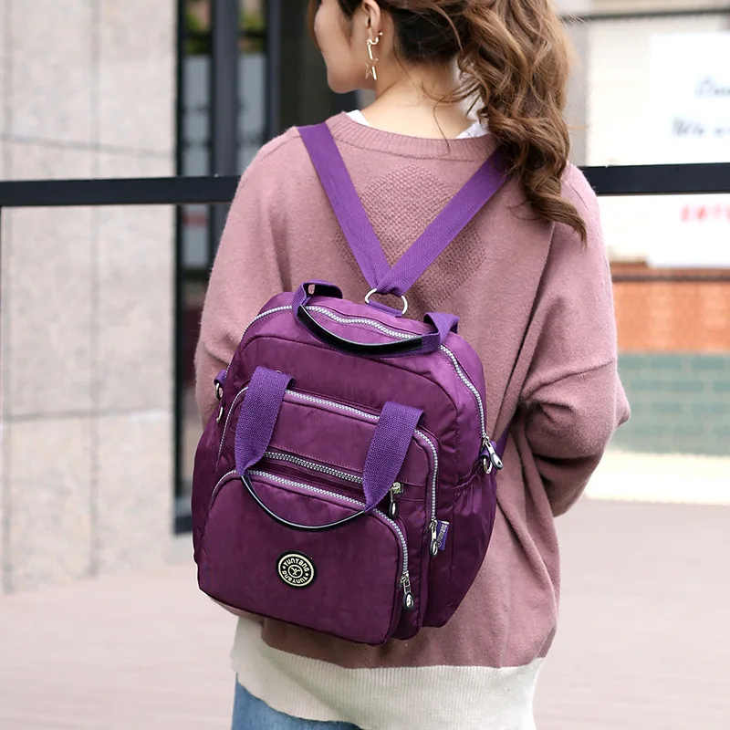 Backpack for Teenage Girls Mochila Feminina Shoulder Travel Bags Multifunctional Nylon Bagpack Female Mochila Mujer Women School
