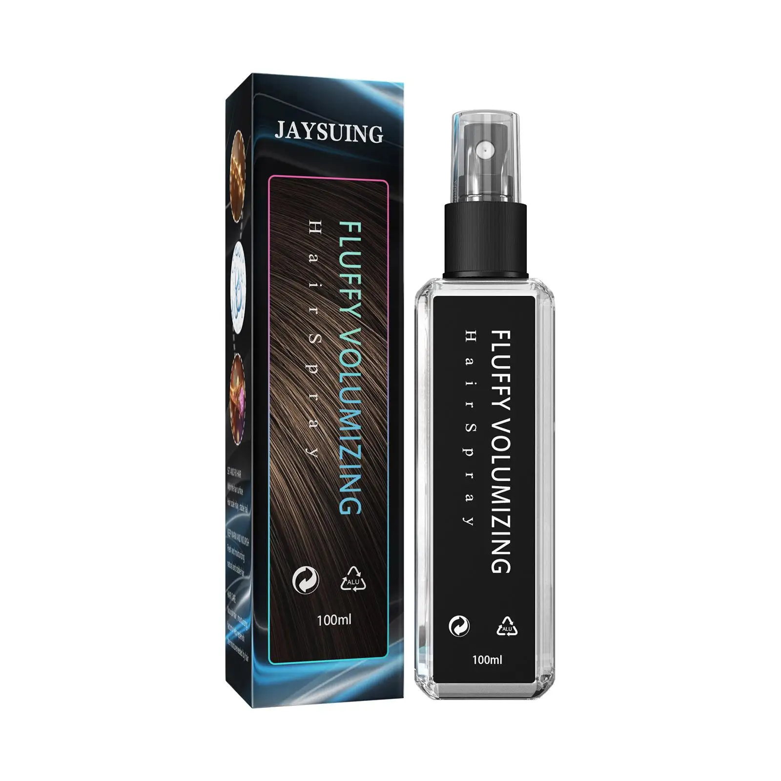  Volumizing Hair Spray 100ml Non Sticky Non Greasy Texture Spray Long Lasting Bright