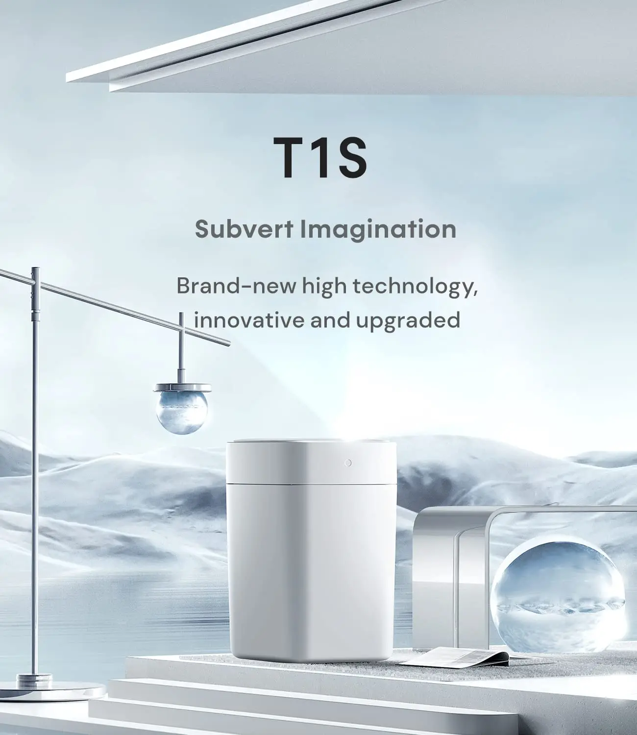 Gallon Automatic Self-Sealing and Self-Changing, Motion Sense Activated Trash Can, Upgrade Smart Garbage Can