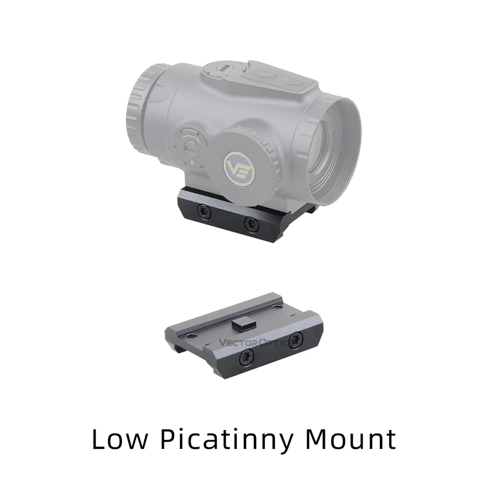 Vector Optics Low/Riser/ オフセット ピカティニーマウント T1/T2