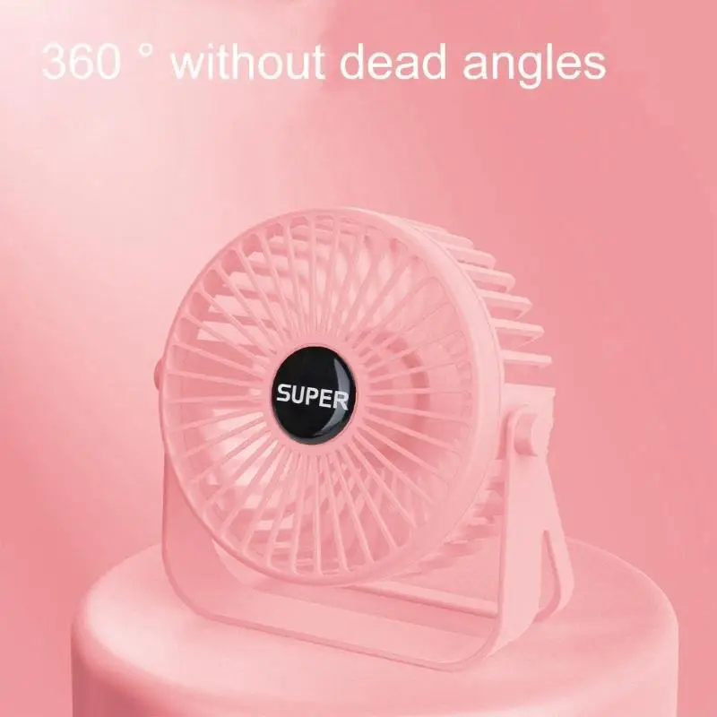 N3UD USB Desk Fan Hangings Ceiling Fan 5V Input 3 Adjustable Speed Detachable Cage for Home Travel