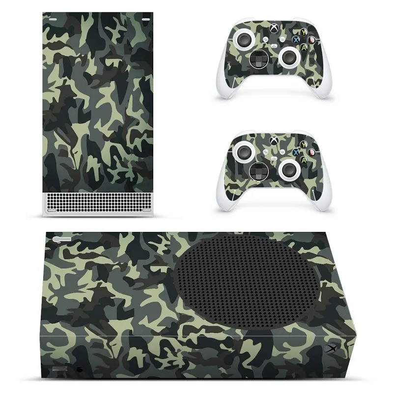 For Xbox Series S Decal Skin Sticker Cover For Xbox Series S Console and 2 Controllers 