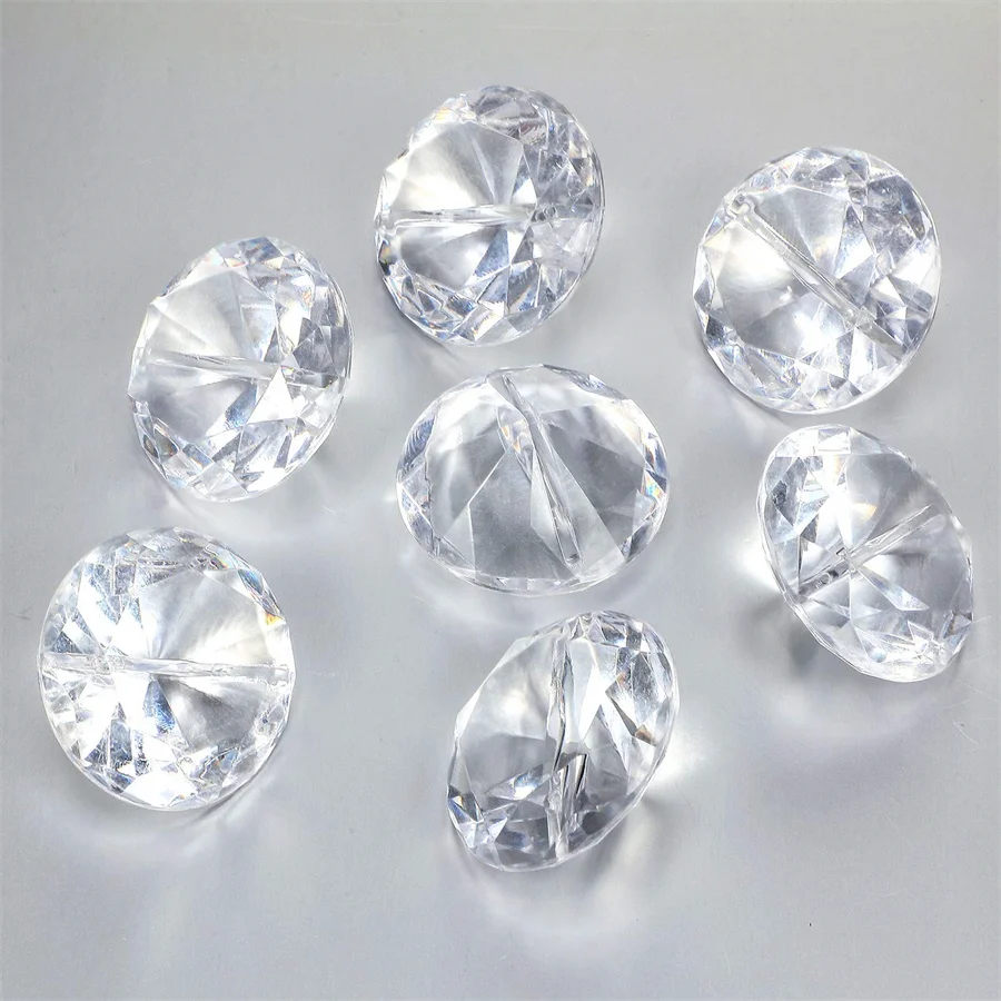 Acrylic Diamond Place Card Holder Table Number Name Card Stand Photo Clip For Birthday Wedding Anniversary Party Table Decor 5pc