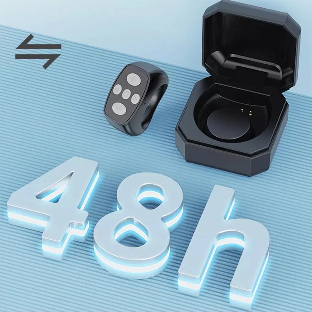 Wireless Bluetooth Mobile Selfie Lazy Artifac Tiktok Remote Control Ring Mobile Phone Bluetooth Controller T For Apple Xiaomi