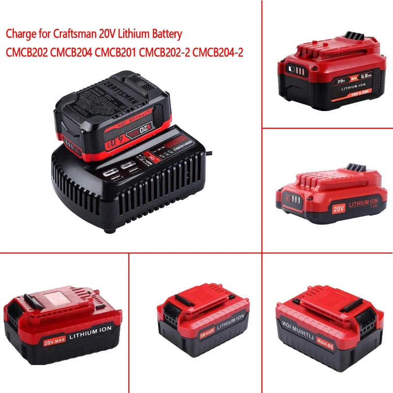 High Quality Battery Charger For Craftsman V20 20V MAX Series Li-ion Battery  