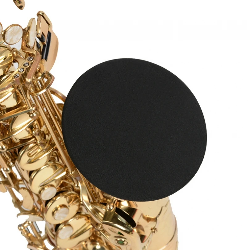 Reusable Polyester Cotton Sax Trumpet Horn Mute Hat Cover for Alto / Tenor / Soprano Saxophone Dustproof and Silence saxophone mute cover