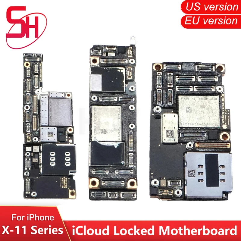 ID 마더보드 ICloud 잠금 장치 iPhone X XS XSMAX XR 11 Pro max 스왑 연습 로직 보드 전체 전원 온 스크린 테스트 메인보드