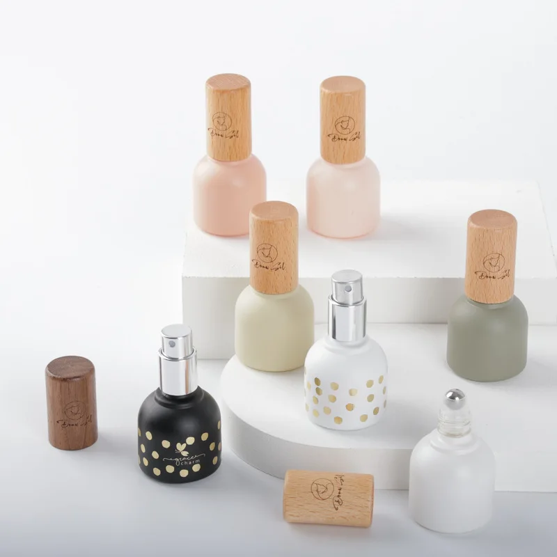 

36 X 10ml Cute Style Glass Roll-on Essential Oil Bottles for Perfume Aromatherapy Refillable Travel Spray Perfume Vials