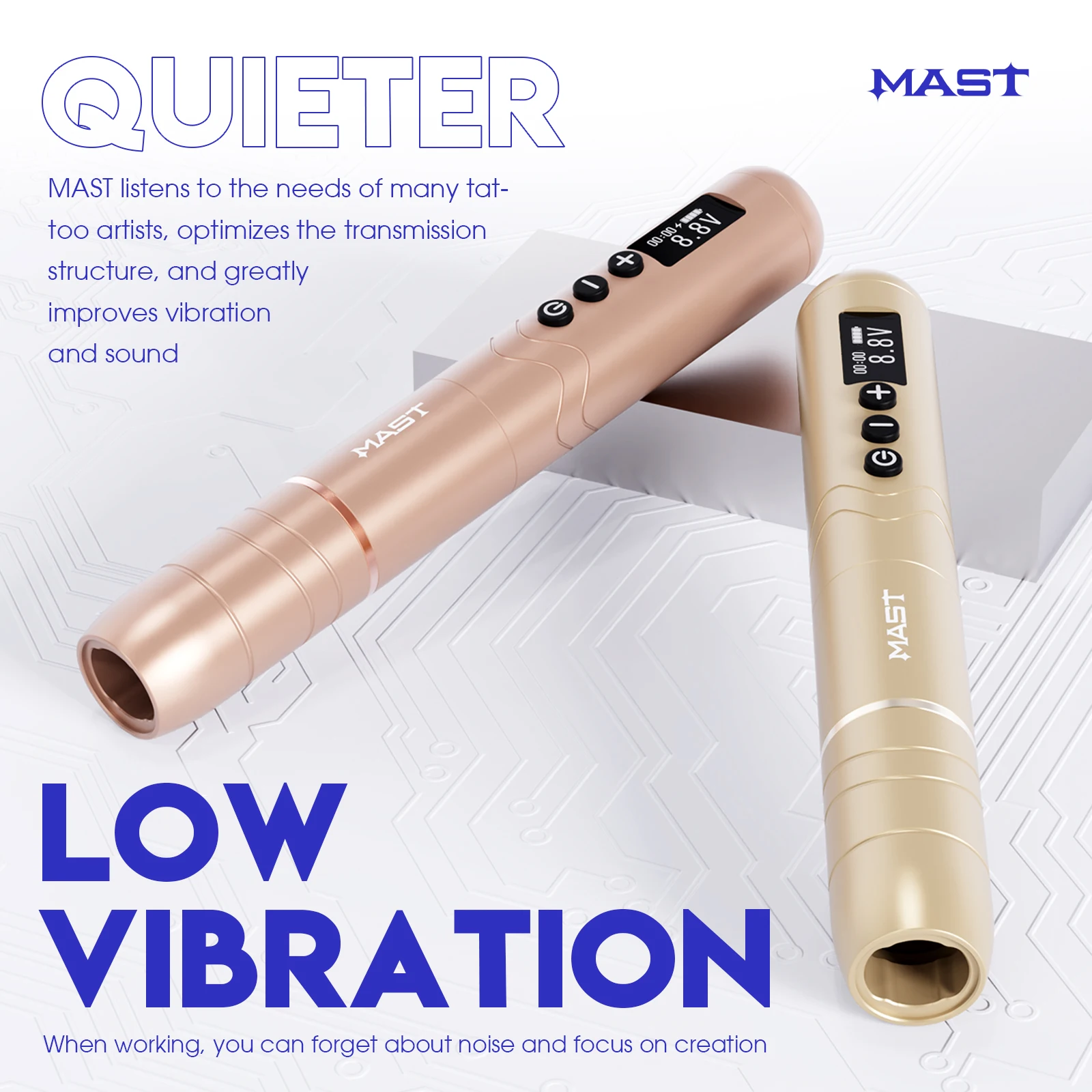 Professional Mast Tour Nano 2 Wireless Tattoo Pen For Artist