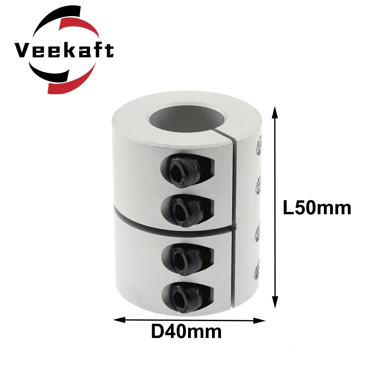 Rigid Shaft Coupler D40L50 8/10/12/14/15/16/18/20/22mm 3D Printer Parts shaft coupler,shaft connector,rigid shaft coupler