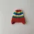 Colorful Stripe Baby Beanie Hat Winter Warm Knit Ear Protection Cap for Toddler Korean Rainbow Kids Boys Girls Earflaps Hats 8