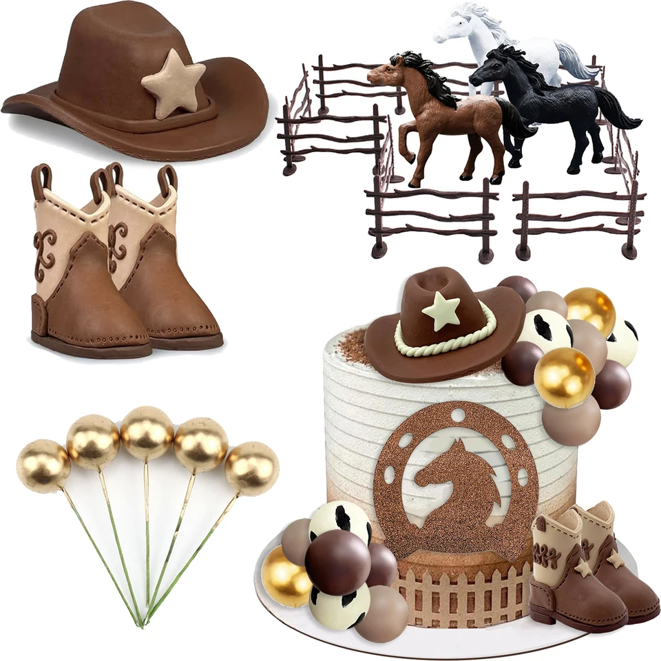 cowboy taarttopper rodeo western thema feest cowgirl taart decoraties cowboy taarttopper rodeo western thema feest cowgirl taart decoraties