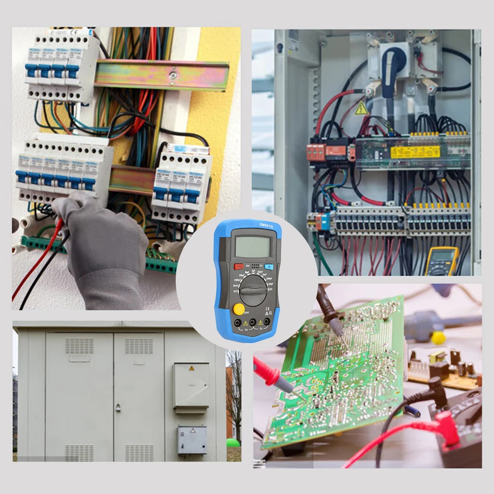 Portable Digital Capacitance Meter for Electronics Measurement