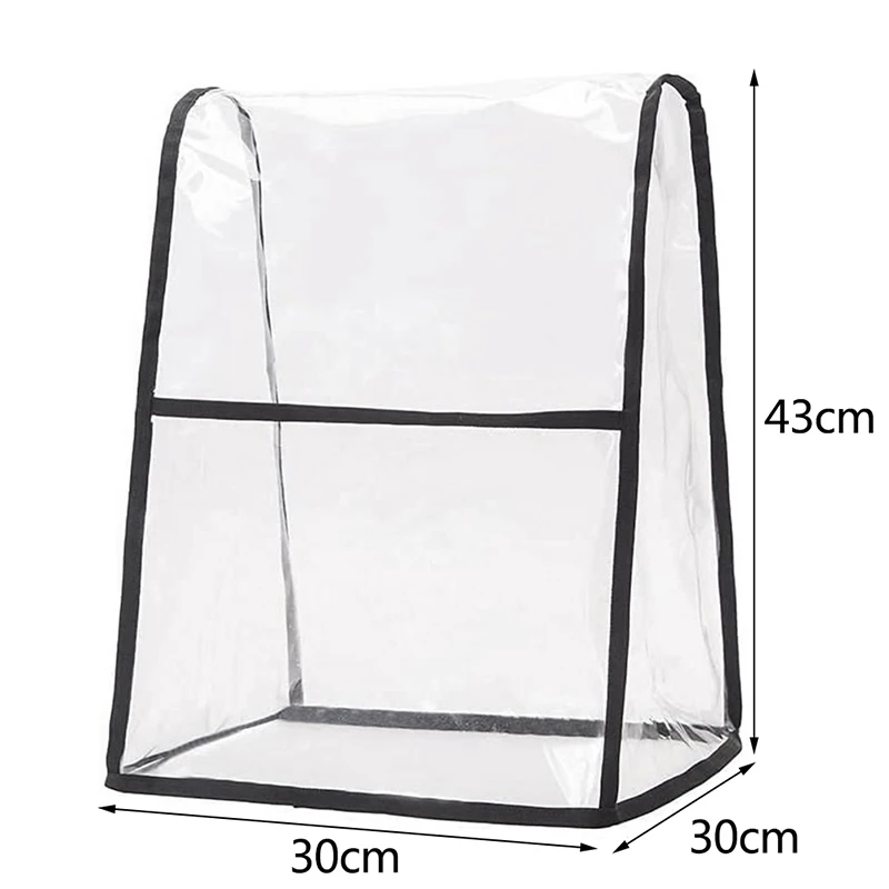 Food Mixer Dust Cover 1pc Mixer Accessories Household Dust Cover PVC Transparent Waterproof Kitchen Supplies Storage Bags kitchen mixer cover