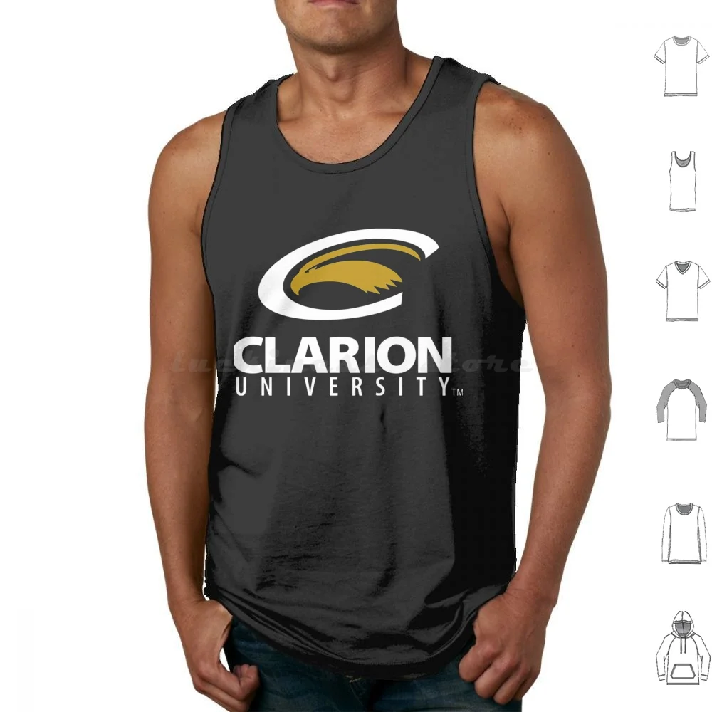 Clarion University Of Pensiline Canotte Classiche Stampa Cotone Clarion University Pensility Classic