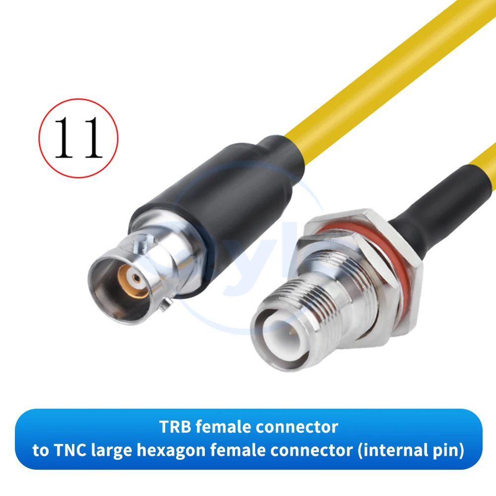 TRB-zu-TNC-Dreifach-Koaxial-HF-Testadapterkabel TRB/TNC TRC50-2 rauscharmes TRB-zu-TNC-Kabel (1 Stück)