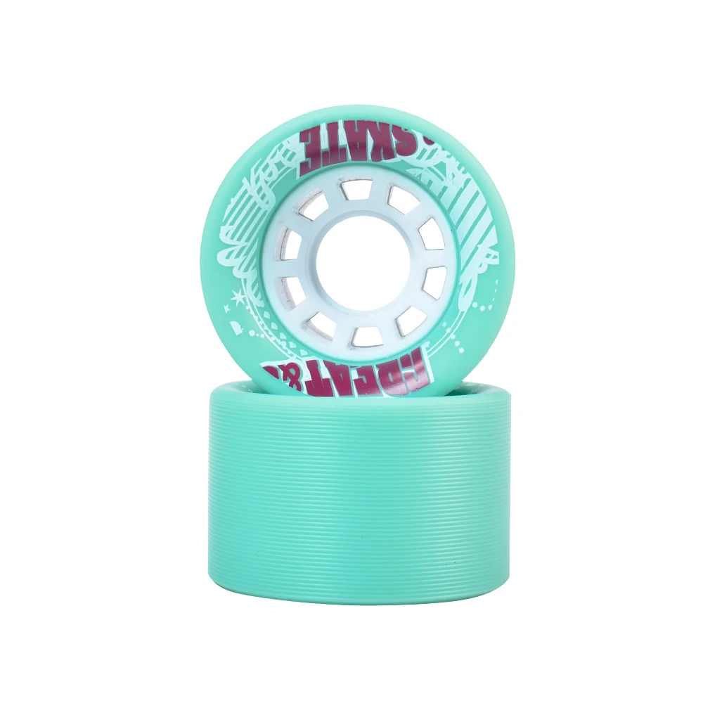 Roller Skates wheels 8 pieces 62x40mm For Indoor & Outdoor Skating Quad Skate wheels 95A PU Wheels For Kids roller skating wheels