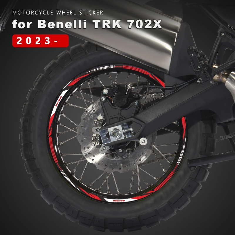 Motorcycle Wheel Sticker Waterproof Rim Strip Tape for Benelli TRK 702X TRK 702 X TRK702X 2023 17 Inches Tire Decal Accessories car navigation panel 9 inches fascia frame for chevrolet classic cruze 2009 2014 stereo radio frame interior accessories