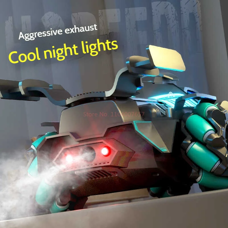 Drift Rc Car Racing 2.4g High Speed Off Road Competition With Led Lights Music 4wd 4x4 Electric Children Toys Racing Boys Game 6