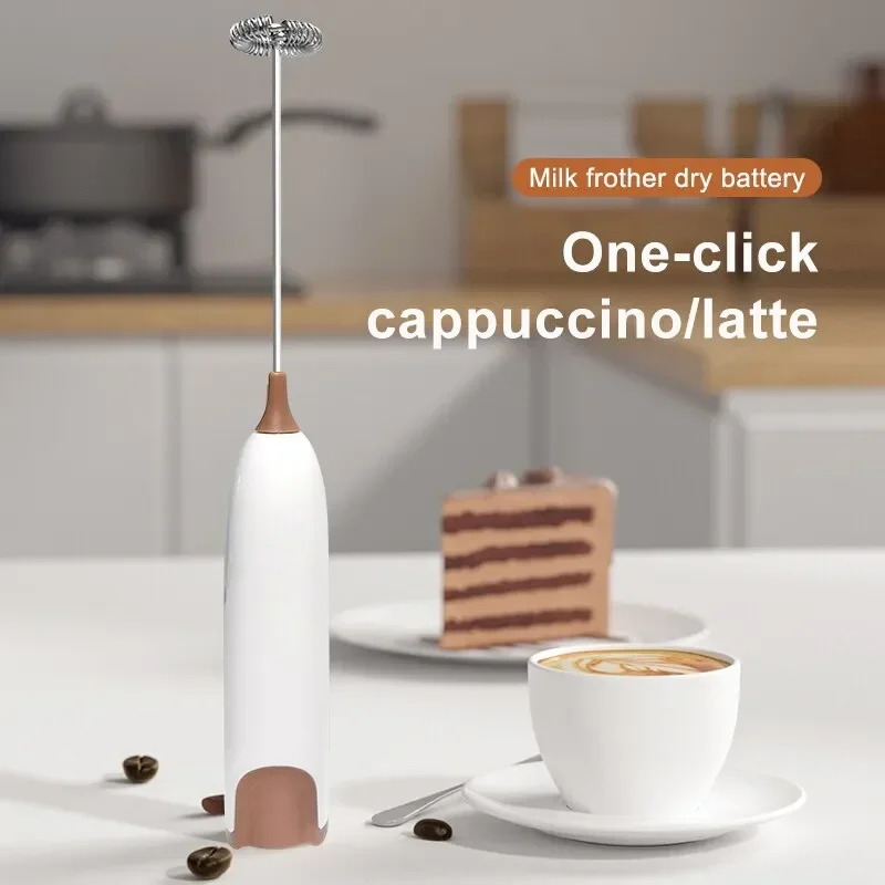 Portable Electric Milk Frother Drink Foamer Mixer Stirrer Coffee Cappuccino Creamer Whisk Frothy Blend Egg Beater Kitchen Tools
