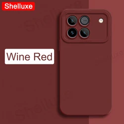 Enhanced Liquid Silicone Shockproof Phone Case with Silky Feel - Square Design for Honor Win (Wine Red)