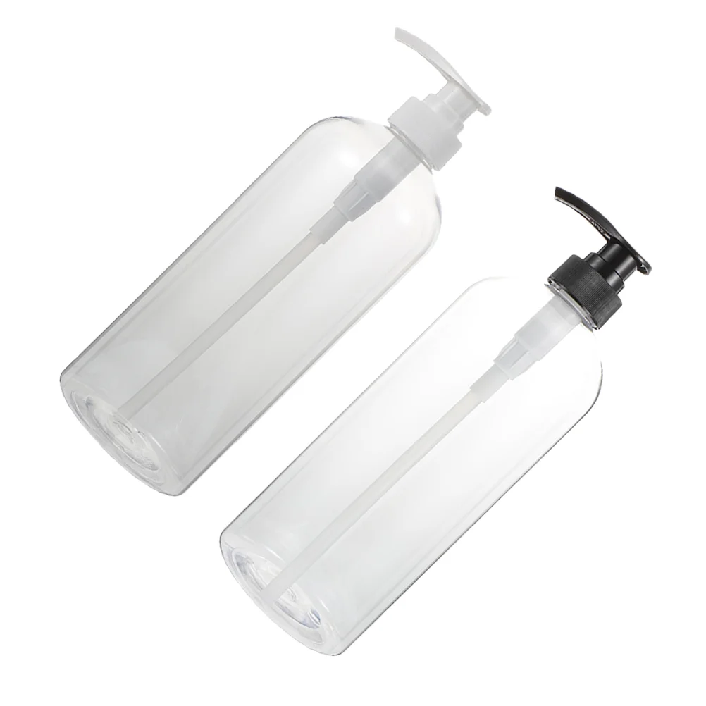 

2 Pcs Shampoo Bottle Hand Soap Dispenser Press Pump Conditioner Bottles The Pet