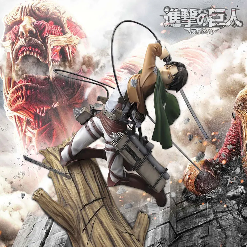 

[In Stock] Japanese original anime figure Attack on Titan Mikasa Ackerman action figure collectible model toys for boys