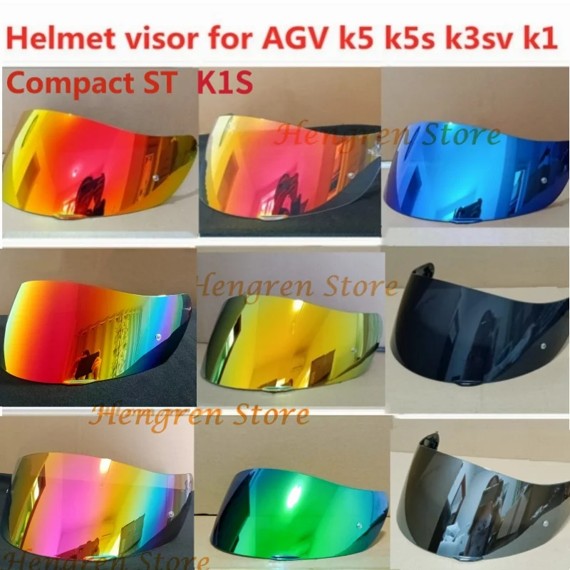 DBGZS Visiere Casque Moto Pour AGV K1 K1S/K3SV/K5S, Casque